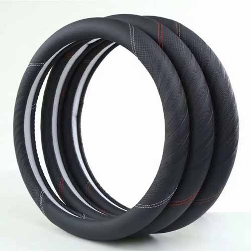 China Wholesale Black Universal High-Quality Microfiber Leather For Car Steering Wheel Covers