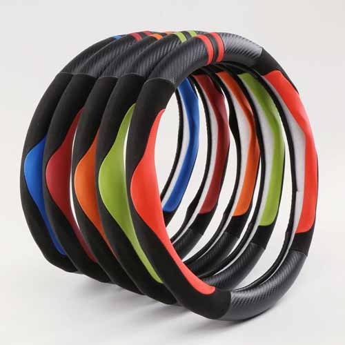 Factory Wholesale Luxury Genuine Real Leather PU Car Steering Wheel Cover