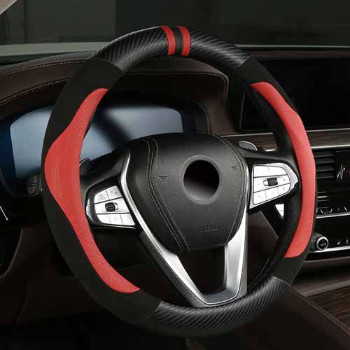 Wholesale PU/ Leather Steering Wheel Cover Customize Car Steering Wheel Cover