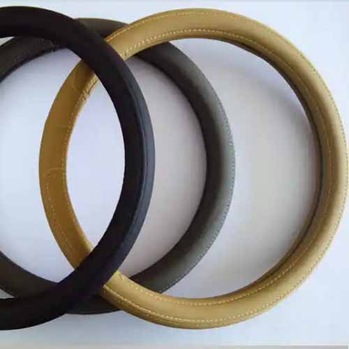 Steering Wheel Cover with Stitching - Sporty & Durable